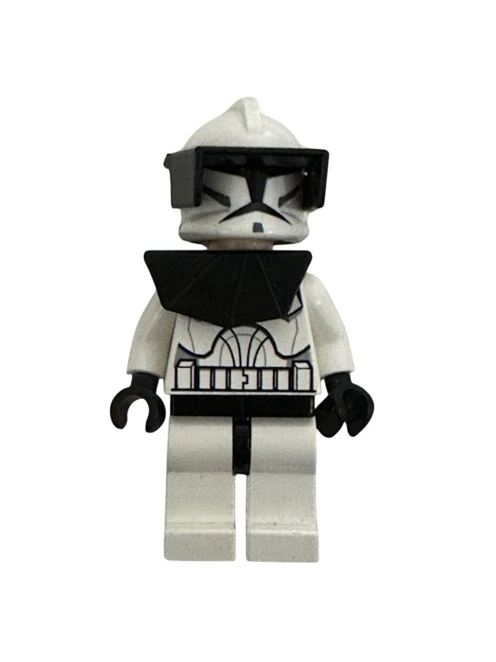 Lego Minifigure Star Wars Clone Trooper sw0286 Black Visor Kama Pauldron